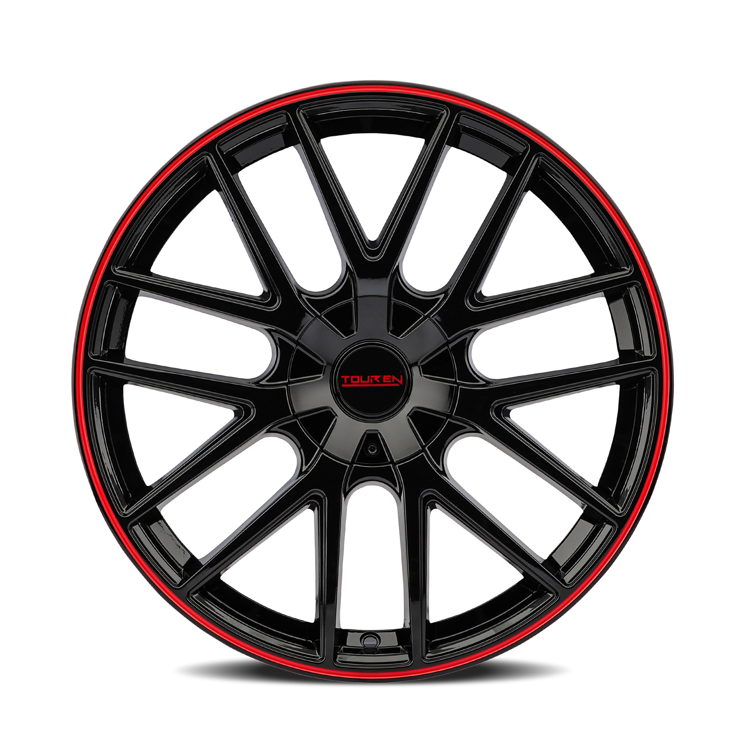 TOUREN TR60 GLOSS BLACK WITH RED RING | 18x8 | 5-112 | 40mm | 3260-8809BR