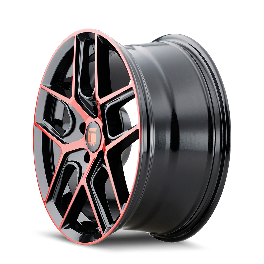 TOUREN TR79 GLOSS BLACK MACHINED WITH RED | 18x8 | 5x112 | 35mm | 3279-8845BRT35