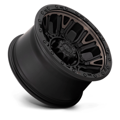 Fuel 1PC | D824 TRACTION | 17.0x9.00 | 5X127 | 1 | MATTE BLACK W DOUBLE DARK TINT
