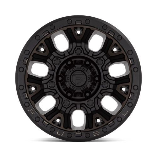 Fuel 1PC | D824 TRACTION | 17.0x9.00 | 5X127 | 1 | MATTE BLACK W DOUBLE DARK TINT