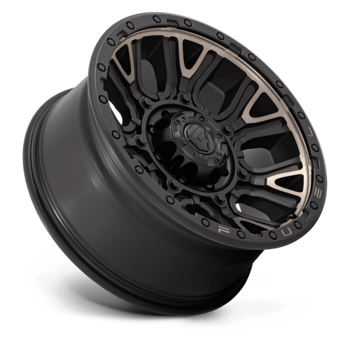 Fuel 1PC | D824 TRACTION | 20.0x9.00 | 8X180 | 1 | MATTE BLACK W DOUBLE DARK TINT