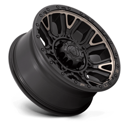 Fuel 1PC | D824 TRACTION | 20.0x9.00 | 8X180 | 1 | MATTE BLACK W DOUBLE DARK TINT