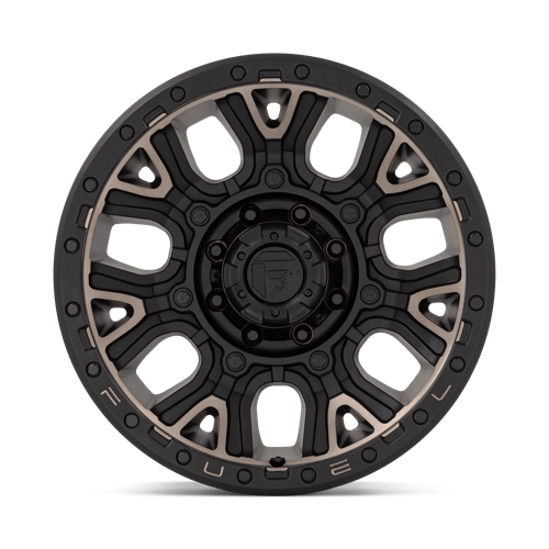 Fuel 1PC | D824 TRACTION | 20.0x9.00 | 8X180 | 1 | MATTE BLACK W DOUBLE DARK TINT