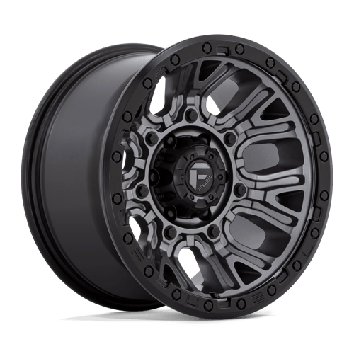 Fuel 1PC | D825 TRACTION | 20.0x10.00 | 5X127 | -18 | MATTE GUNMETAL W/ BLACK RING
