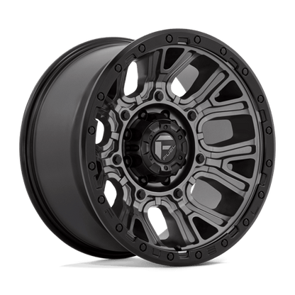 Fuel 1PC | D825 TRACTION | 20.0x10.00 | 8X180 | -18 | MATTE GUNMETAL W/ BLACK RING
