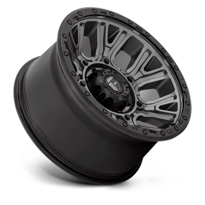 Fuel 1PC | D825 TRACTION | 20.0x10.00 | 8X180 | -18 | MATTE GUNMETAL W/ BLACK RING