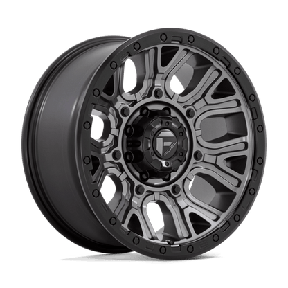 Fuel 1PC | D825 TRACTION | 20.0x9.00 | 8X165.1 | 1 | MATTE GUNMETAL W/ BLACK RING