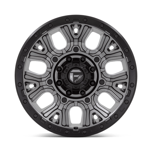 Fuel 1PC | D825 TRACTION | 20.0x9.00 | 8X165.1 | 1 | MATTE GUNMETAL W/ BLACK RING