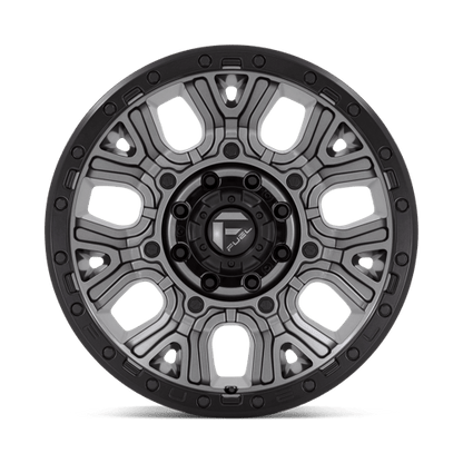 Fuel 1PC | D825 TRACTION | 20.0x9.00 | 8X165.1 | 1 | MATTE GUNMETAL W/ BLACK RING