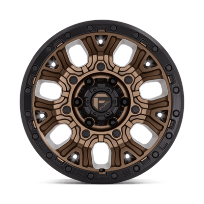 Fuel 1PC | D826 TRACTION | 20.0x10.00 | 5X127 | -18 | MATTE BRONZE W/ BLACK RING