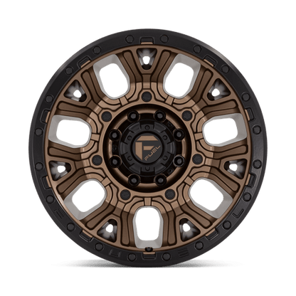Fuel 1PC | D826 TRACTION | 20.0x10.00 | 8X180 | -18 | MATTE BRONZE W/ BLACK RING