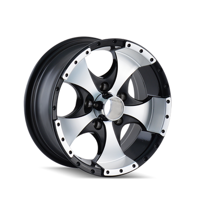 ION 136 GLOSS BLACK MACHINED | 15x6 | 5-114.3 | mm | 136-5665BX