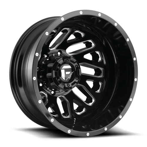 Fuel 1PC | D581 TRITON | 20.0x8.25 | 8X200 | -201 | GLOSS BLACK MILLED