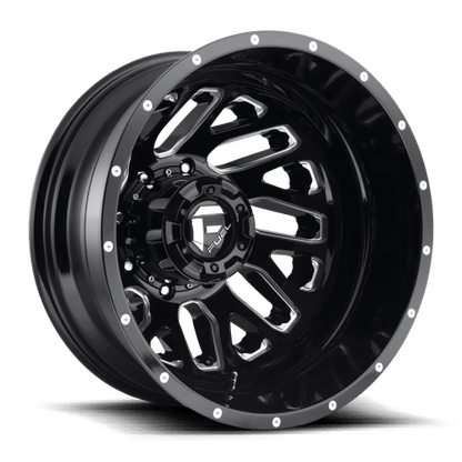 Fuel 1PC | D581 TRITON | 20.0x8.25 | 8X210 | -221 | GLOSS BLACK MILLED