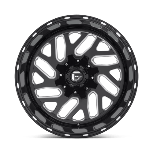 Fuel 1PC | D581 TRITON | 22.0x10.00 | 8X165.1 | -18 | GLOSS BLACK MILLED