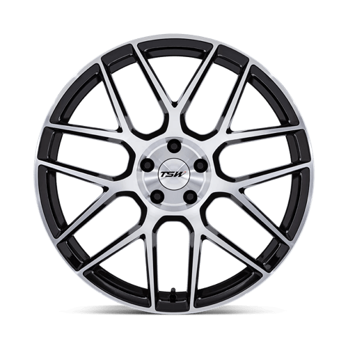 TSW | TW002 LASARTHE | 22.0x9.00 | 5X115 | 15 | GLOSS BLACK MACHINED