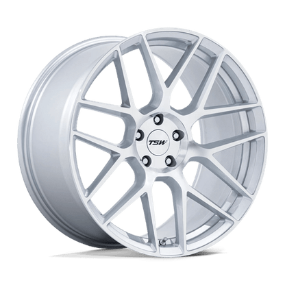 TSW | TW002 LASARTHE | 18.0x10.50 | 5X114.3 | 25 | GLOSS SILVER MACHINED