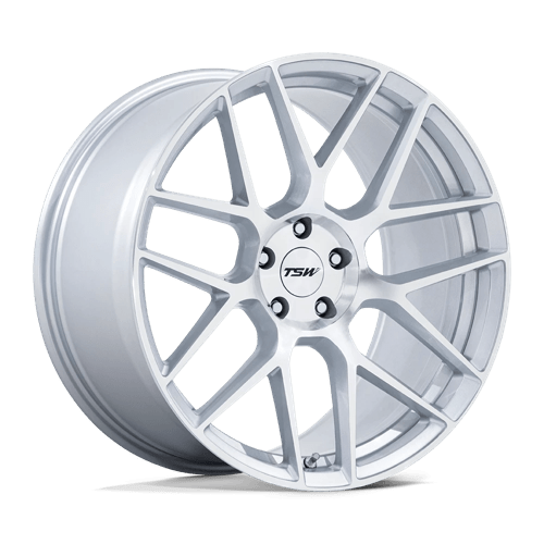 TSW | TW002 LASARTHE | 18.0x9.50 | 5X112 | 22 | GLOSS SILVER MACHINED