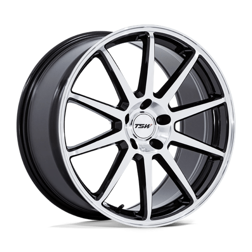 TSW | TW004 CANARD | 20.0x9.00 | 5X120 | 27 | GLOSS BLACK W/ MACHINED FACE