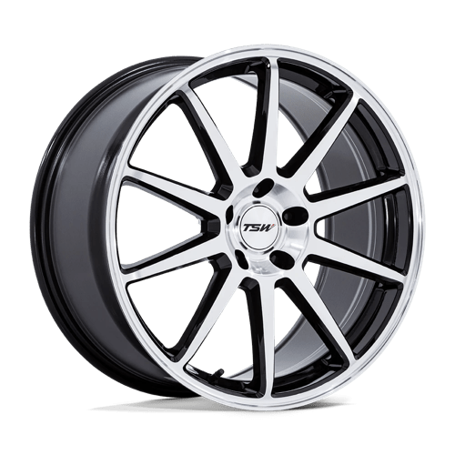 TSW | TW004 CANARD | 19.0x10.50 | 5X114.3 | 25 | GLOSS BLACK W/ MACHINED FACE