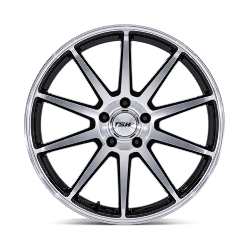 TSW | TW004 CANARD | 20.0x9.00 | 5X120 | 27 | GLOSS BLACK W/ MACHINED FACE