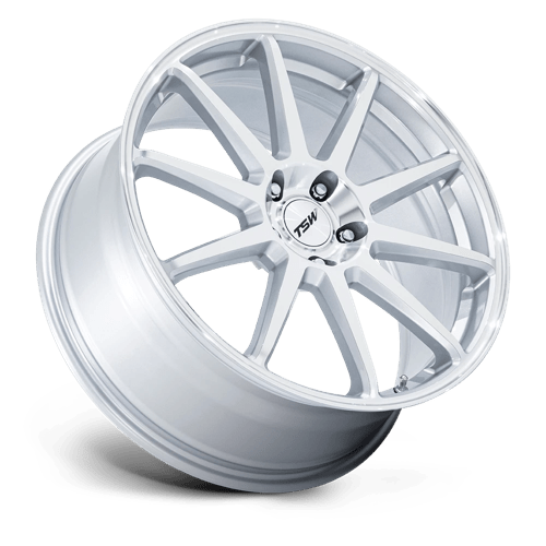TSW | TW004 CANARD | 20.0x9.00 | 5X112 | 20 | GLOSS SILVER W/ MACHINED FACE