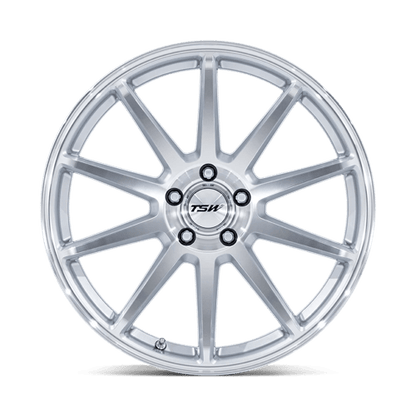 TSW | TW004 CANARD | 19.0x8.50 | 5X112 | 32 | GLOSS SILVER W/ MACHINED FACE