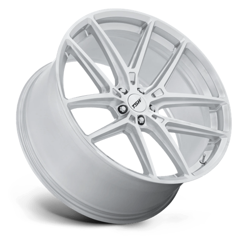 TSW | TW006 IMOLA | 19.0x10.50 | 5X114.3 | 25 | GLOSS SILVER W/ MACHINED FACE