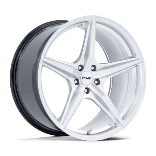 TSW | TW007 ESPRIT | 18.0x9.50 | 5X120 | 40 | HYPER SILVER W/ MACHINED FACE