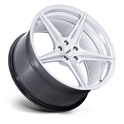 TSW | TW007 ESPRIT | 20.0x9.00 | 5X112 | 27 | HYPER SILVER W/ MACHINED FACE