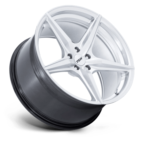 TSW | TW007 ESPRIT | 18.0x8.50 | 5X114.3 | 35 | HYPER SILVER W/ MACHINED FACE