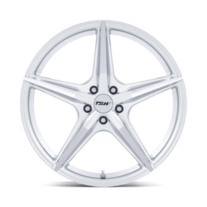 TSW | TW007 ESPRIT | 20.0x9.00 | 5X112 | 27 | HYPER SILVER W/ MACHINED FACE