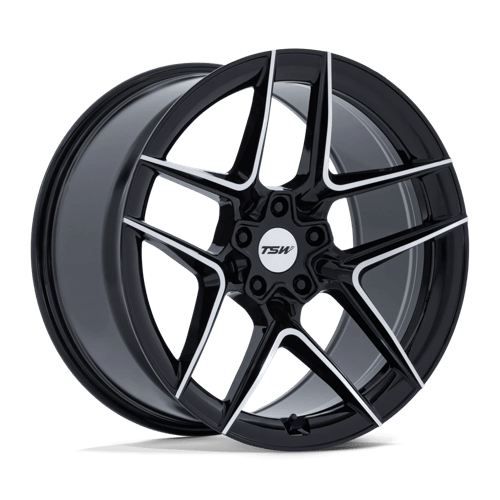 TSW | TW008 SLIPSTREAM | 20.0x9.00 | 5X114.3 | 35 | GLOSS BLACK W/ MACHINED FACE