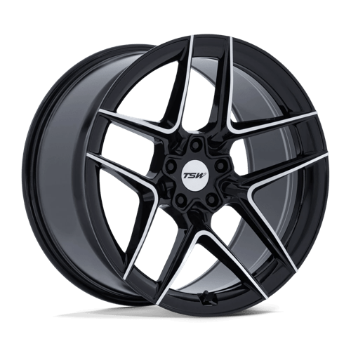 TSW | TW008 SLIPSTREAM | 19.0x8.50 | 5X112 | 35 | GLOSS BLACK W/ MACHINED FACE