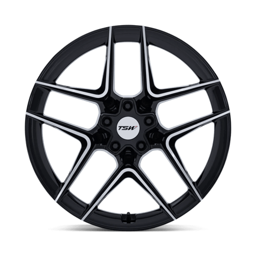 TSW | TW008 SLIPSTREAM | 19.0x10.50 | 5X112 | 35 | GLOSS BLACK W/ MACHINED FACE