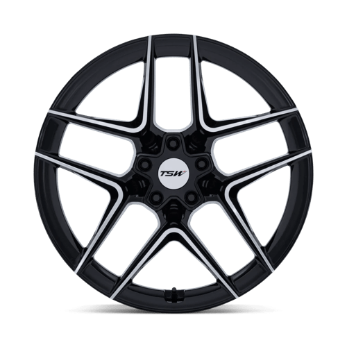 TSW | TW008 SLIPSTREAM | 19.0x9.50 | 5X112 | 40 | GLOSS BLACK W/ MACHINED FACE