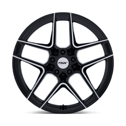 TSW | TW008 SLIPSTREAM | 20.0x10.50 | 5X114.3 | 38 | GLOSS BLACK W/ MACHINED FACE