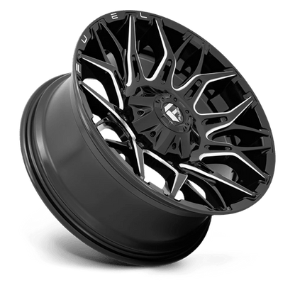 Fuel 1PC | D769 TWITCH | 20.0x9.00 | 6X135/6X139.7 | 1 | GLOSSY BLACK MILLED