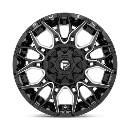 Fuel 1PC | D769 TWITCH | 20.0x10.00 | 8X170 | -18 | GLOSSY BLACK MILLED