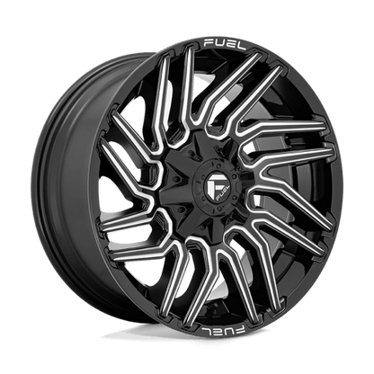 Fuel 1PC | D773 TYPHOON | 20.0x10.00 | 8X165.1 | -18 | GLOSS BLACK MILLED