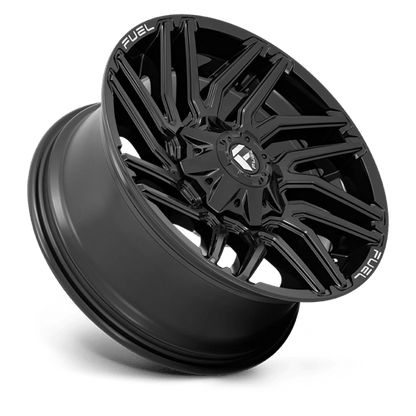 Fuel 1PC | D776 TYPHOON | 22.0x12.00 | 8X165.1 | -44 | GLOSS BLACK