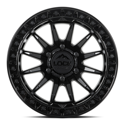 TRAIL | 20X9 | 5X127 | +1 | MATTE BLACK W GLOSS BLACK RING | TRAIL-2957GB