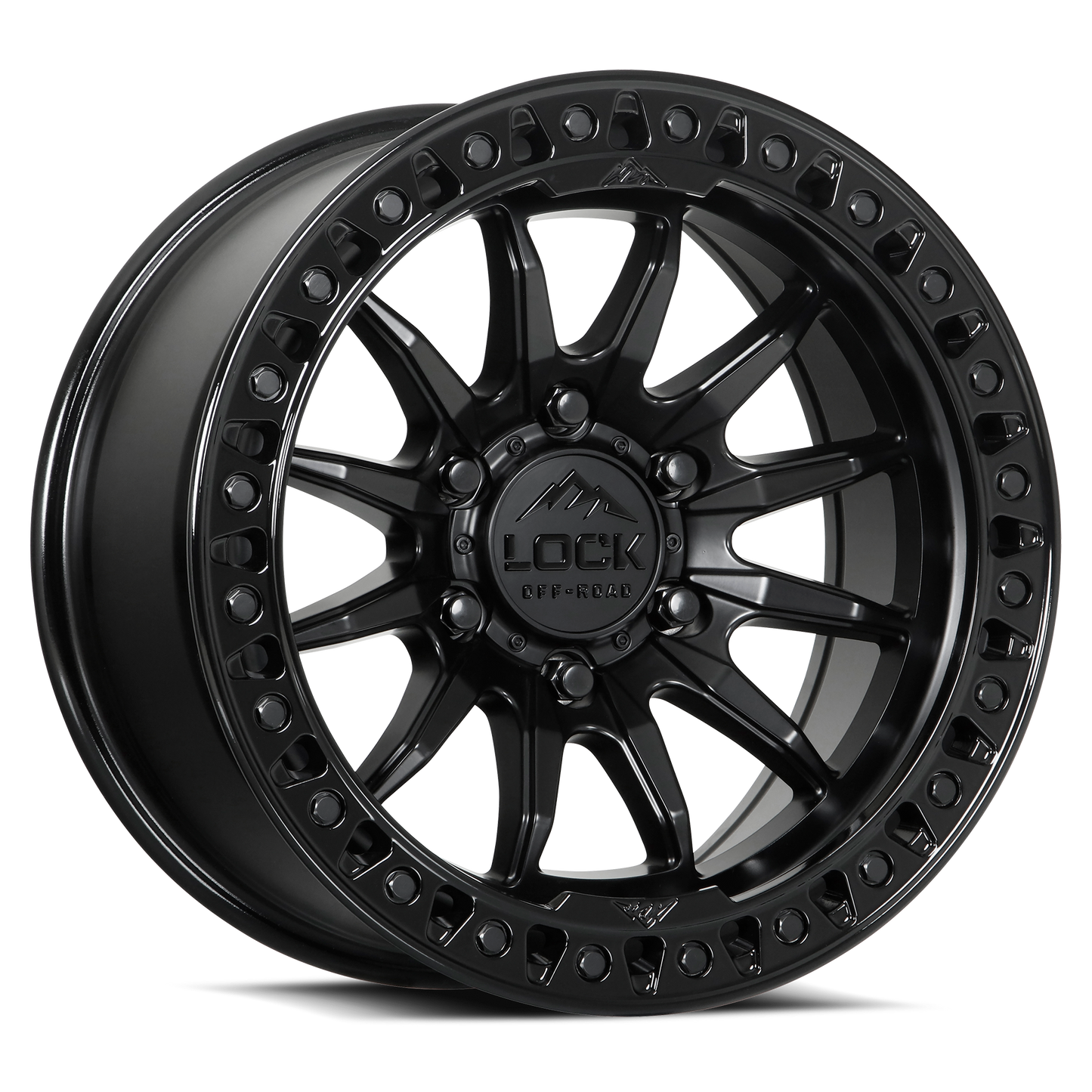 TRAIL | 20X9 | 6X139.7 | +1 | MATTE BLACK W GLOSS BLACK RING | TRAIL-2969GB