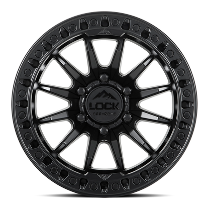 TRAIL | 20X9 | 8X180 | +20 | MATTE BLACK W MATTE BLACK RING | TRAIL-2988MB20