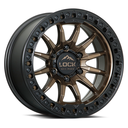 TRAIL | 20X9 | 8X165.1 | +20 | MATTE BRONZE W MATTE BLACK RING | TRAIL-2986MRMBR20