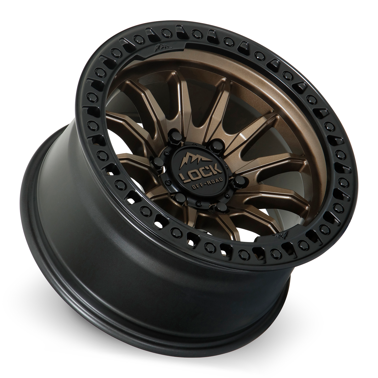 TRAIL | 20X10 | 8X165.1 | -18 | MATTE BRONZE W MATTE BLACK RING | TRAIL-2186MRMBR