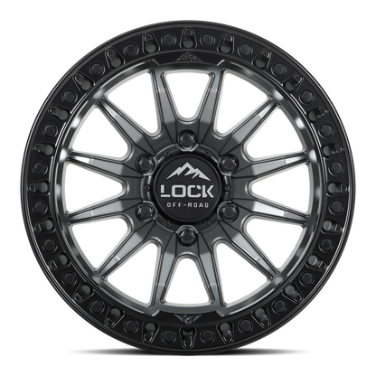 TRAIL | 17X9 | 6X135 | +1 | MATTE GREY W MATTE BLACK RING | TRAIL-7963MGMBR