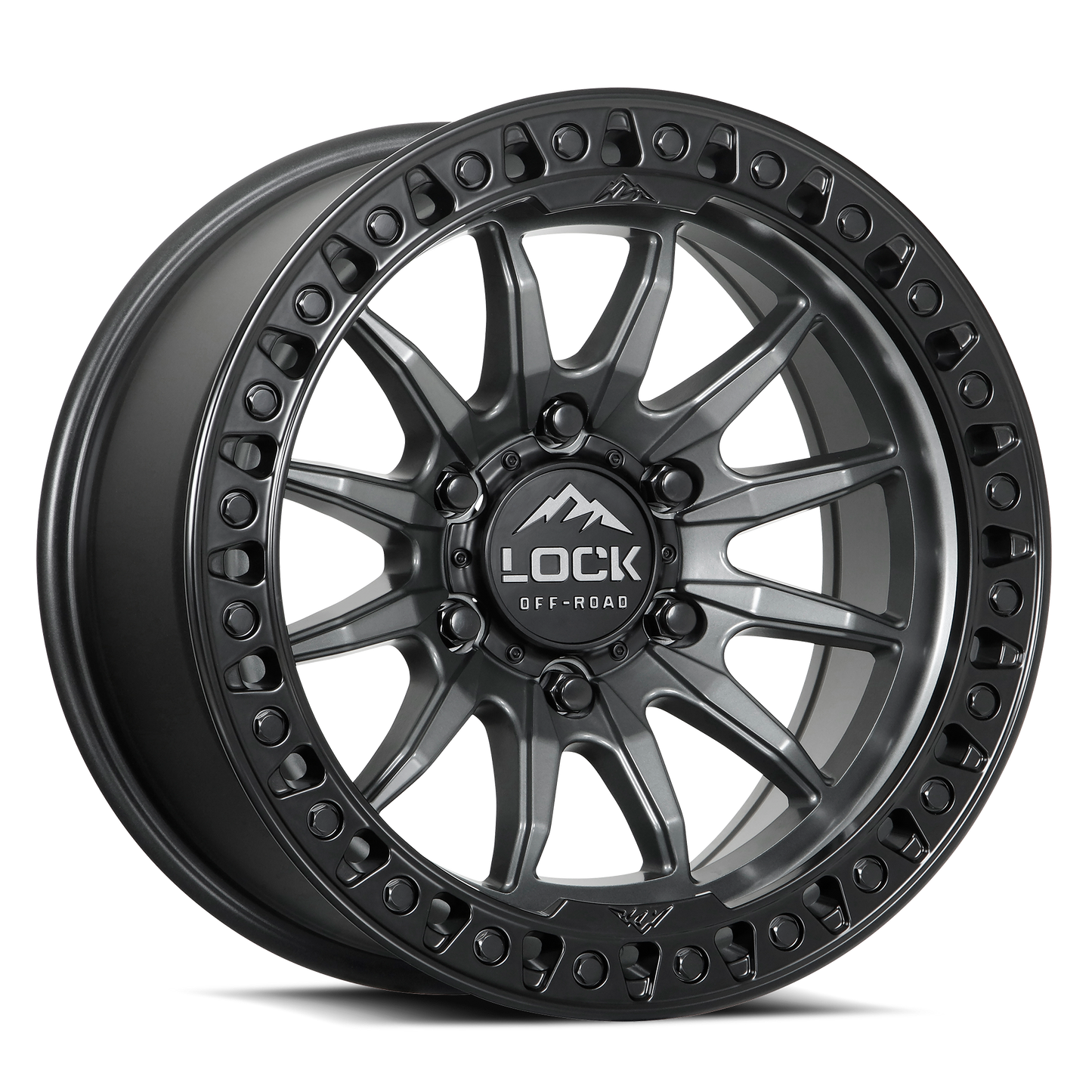 TRAIL | 20X9 | 6X139.7 | +20 | MATTE GREY W MATTE BLACK RING | TRAIL-2969MGMBR20