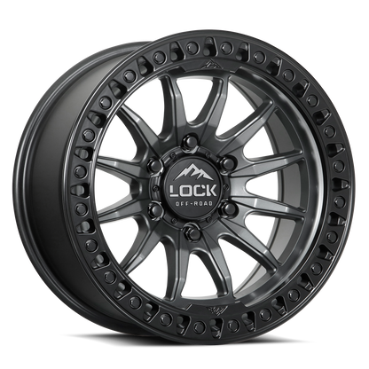 TRAIL | 20X9 | 6X139.7 | +20 | MATTE GREY W MATTE BLACK RING | TRAIL-2969MGMBR20