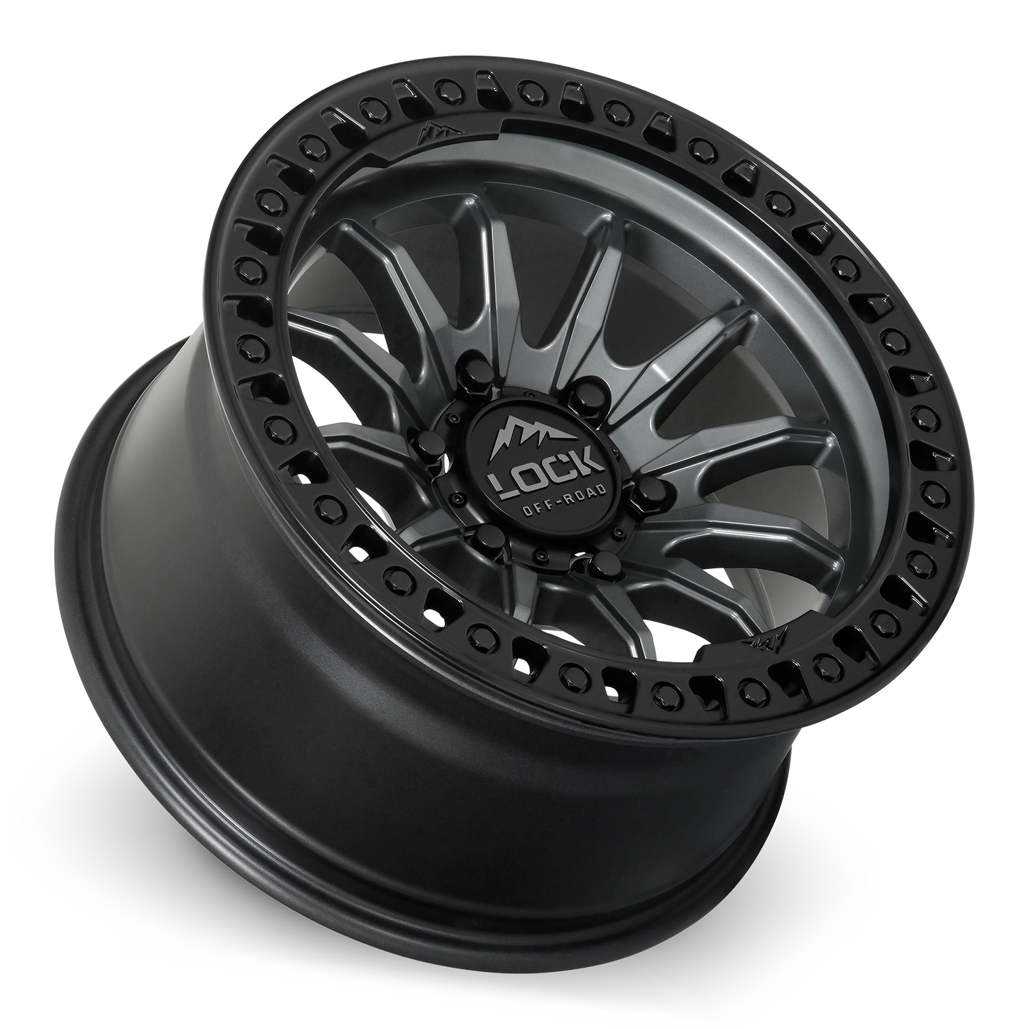 TRAIL | 20X9 | 6X139.7 | +20 | MATTE GREY W MATTE BLACK RING | TRAIL-2969MGMBR20
